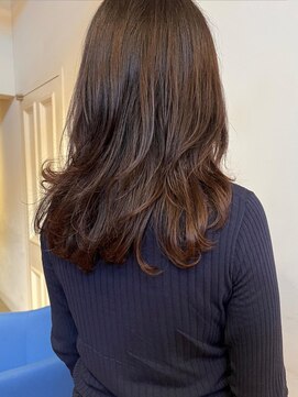 トップヘアー ガーデンヴィラ 安城(Garden Villa) 緩やか毛先ワンカール/ニュアンスカラー/レイヤーロング