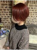 レッド×レイヤーボブ