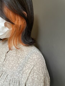 ティグルフォーヘア(TIGRE for hair) Orangeイヤリングカラー☆ハイトーンカラー
