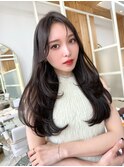 大人可愛いハイレイヤー　レイヤー　韓国ヘア　ワンホンヘア#