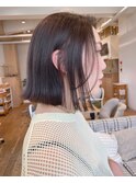 切りっぱなしボブ ぱっつんボブ ミニボブ 外ハネ