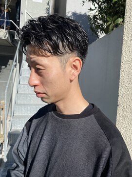 エウペ 渋谷(WEUPE) 斜めバング/グレージュカラー/デザインカラー/シルキーベージュ