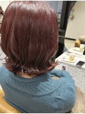【ブリーチなし】大人ボルドーcolor.*