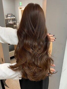 オズ 安積店(OZ) ダブルカラー外ハネボブインナーカラーハイライトケアブリーチ