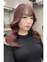 ジーナ 池袋(Zina)&nbsp;[zina池袋]韓国ヘア　レイヤーカットグレージュ　小林優