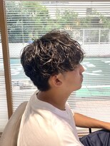 ネオリーブウリ 二子玉川店(Neolive uri)&nbsp;ダークアッシュニュアンスパーマ韓国マッシュスペインカール