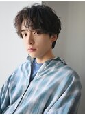シャドウパーマ　韓国マッシュ　ニュアンスパーマ