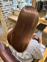 髪質改善ヘアエステサロン スロウ(SLOW by opsia)&nbsp;まとまりレイヤーなしスタイル