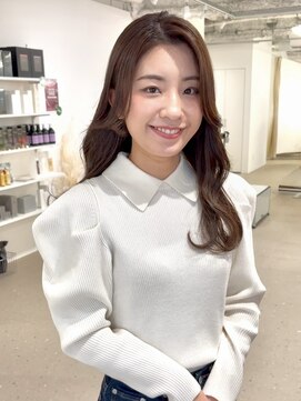 ノウハウ タニマチ(KNOWHOW tanimachi) 波巻きウェーブ◎シアーベージカラー/流れる前髪