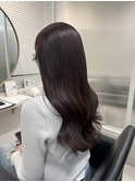 《韓国ヘア》バイオレットカラー×ヨシンモリ