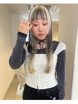 ニコフクオカヘアーメイク(NIKO Fukuoka Hair Make)&nbsp;《NIKO》周りと差をつけるデザインカラー×お顔まわりレイヤー