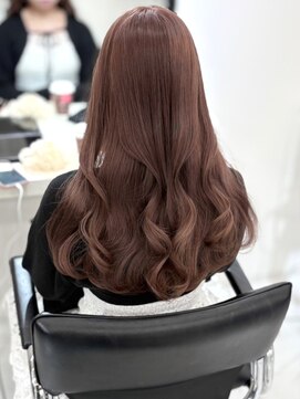 ランテルディ 渋谷(LANTERDIT) チョコレートブラウン 艶髪 巻き髪 韓国ヘア 透明感カラー 20代