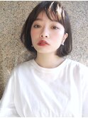 【morio札幌】札幌ボブ　大人かわいい黒髪ひし形ボブ