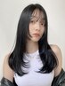 ◎湿気対策アイロンいらず◎前髪ストレート＋全体カット　￥9,900