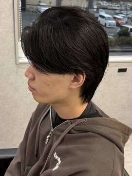 リオールバイニアウ(RE:ALL by Niau) メンズセンターパートウルフパーマニュアンスパーマ太田新田