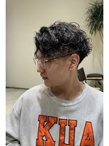 リフル 八王子(RIFULL)&nbsp;メンズパーマ　ツイスパ　波巻き　メンズバレイヤージュ