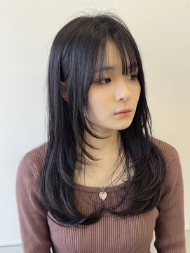 ゴウトゥデイシェアサロン 町田店(GO TODAY SHAiRE SALON) ザクザクレイヤー×ブルーブラック