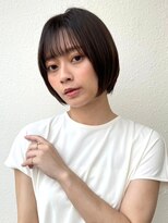 カバーヘア ブリス 大宮西口(COVER HAIR bliss)&nbsp;ショートボブ/黒髪/ダークアッシュ/小顔/似合わせカットp大宮