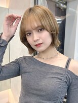ロンドアジュール 横浜(Lond azur)&nbsp;ショート/オリーブベージュ/ボブ/30代40代50代/横浜