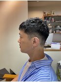 クロップフェードカット