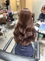 ソヨン 今池(SOYON)&nbsp;ピンクブラウン×ウェーブ巻き