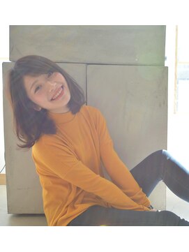 スタジオ ノル(studio noll) 【studio noll】大人かわいい×ヌーディー ふんわりボブ