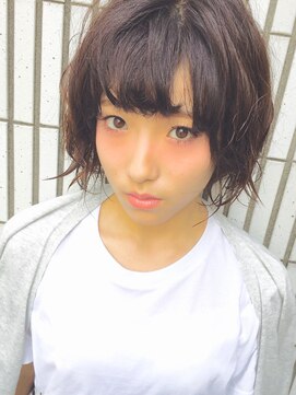 アンフィフォープルコ(AnFye for prco) くせ毛風☆ウェットマッシュボブ☆