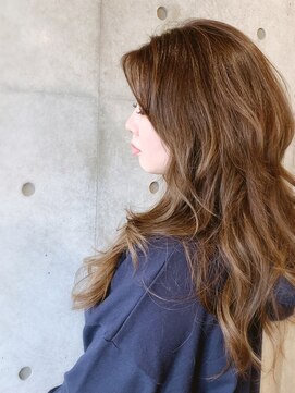 ピュアソウル(Pure Soul) ニューヨークドライカット×ミセスふんわりカールロング[渋谷]