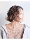 ショートボブ#ケアパーマ#ショートカット#簡単スタイリング#豊橋