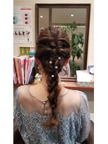 ヘアーアンドヘッドスパ ビオ(Hair&HeadSpa BIO) 編み下ろし