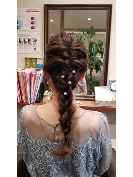 ヘアーアンドヘッドスパ ビオ(Hair&HeadSpa BIO) 編み下ろし