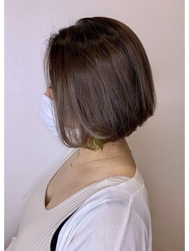 アンソメット 上津店(UN SOMMET) ほんのりピンクのアッシュベージュ[UNSOMMET_KAZUMI]