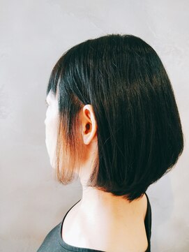 ナゴミ ヘア アンド スパ(nagomi Hair&Spa) グラボブ白髪染めアレンジ