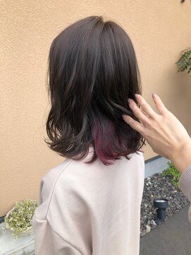 ケースタイルシェノン(K-STYLE CHAINON) ピンクインナーカラー3スタイル☆