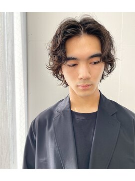 ユノ(juno) 大人メンズミディアムパーマ カジュアル フォーマル