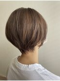 20代30代40代前下がりストレート大人ボブリップライン