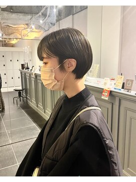 カフ(CAF) CAF FUKO オリーブグレージュ/ショートカット/大阪/心斎橋