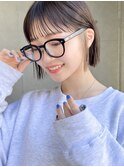 大人ボブヘア/ハイライトカラー/イルミナカラー/立川