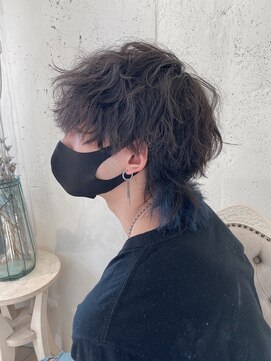 ネクストネオ 静岡(NEXT NEO) NEXT静岡NEO【櫻田】マッシュウルフ　襟足ブルージュ