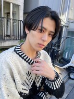 エルメ(Elme)&nbsp;センターパート毛流れパーマ