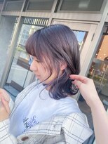 ミニム ヘアー(minim hair)&nbsp;【minim×岩田】イヤリングカラー×ラベンダー