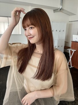 ガーランドギンザ(Garland Ginza) レイヤーカット　ロングレイヤー　暖色カラー