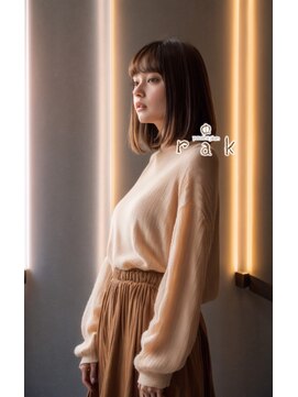 ラクヘアー 住吉店(rak hair) ミディアムボブ