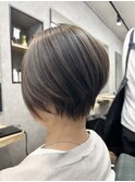 ワンレン/小顔/ネビージュ/ボブルフ/黒髪/稲毛