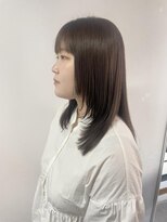 アオ(AO。)&nbsp;ブラウンカラー/オリーブベージュ/レイヤーカット