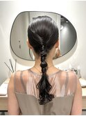 【ヘアセット】タイト編み下ろし