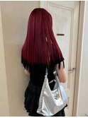 【デザインハイトーン赤黒】ふじゆー