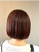 ボブ/髪質改善/暖色/ピンク/トリートメント/艶髪