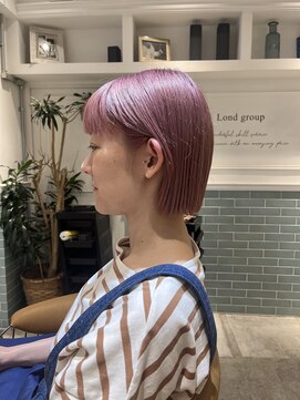 ロンド シャルム 吉祥寺(Lond charme) ミニウルフレイヤーカット顔周り前髪韓国ショートボブ/吉祥寺