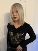 似合わせカット ブリーチ ハイトーンカラー